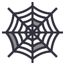 external spider-halloween-filled-outline-wichaiwi icon