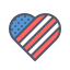 external america-fourth-of-july-filled-outlines-amoghdesign-3 icon