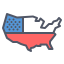 external america-fourth-of-july-filled-outlines-amoghdesign icon