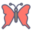 external butterfly-spring-filled-outlines-amoghdesign icon