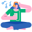external listening-free-time-flat-02-chattapat- icon