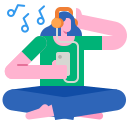 external listening-free-time-flat-02-chattapat- icon
