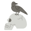 external skull-horror-flat-02-chattapat- icon