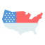 external america-fourth-of-july-flat-amoghdesign icon