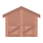 external barn-horse-riding-flat-amoghdesign icon
