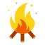 external bonfire-winter-flat-amoghdesign icon