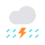 external cloud-weather-vol-01-flat-amoghdesign-4 icon
