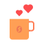 external coffee-valentines-day-flat-amoghdesign icon