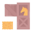 external farm-horse-riding-flat-amoghdesign icon