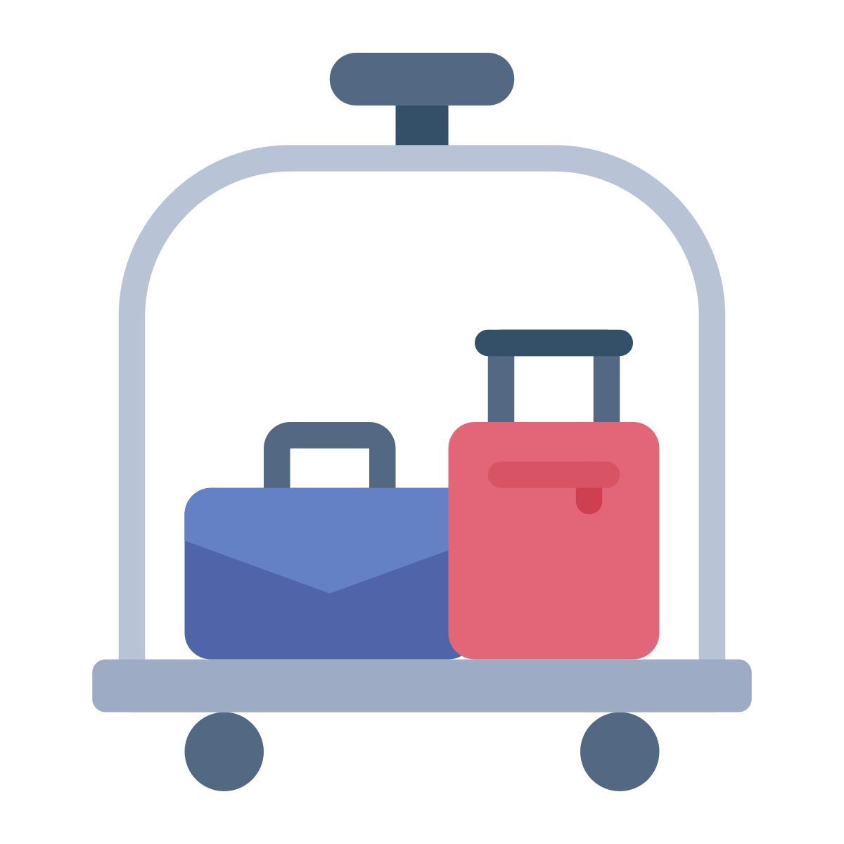 luggage cart icon