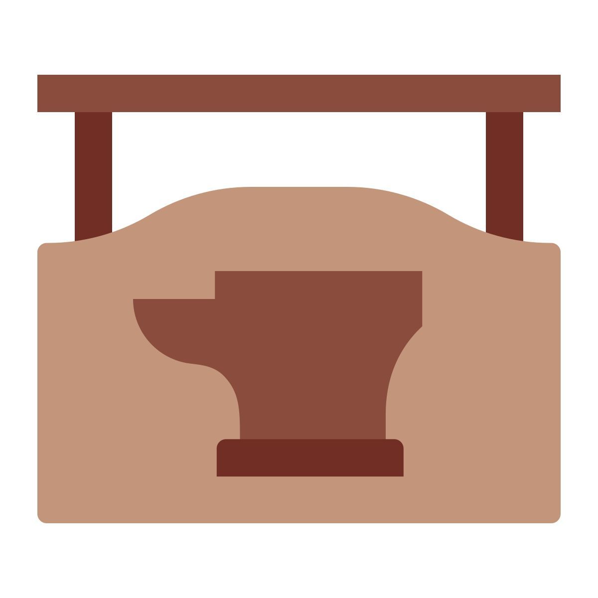 blacksmith sign icon