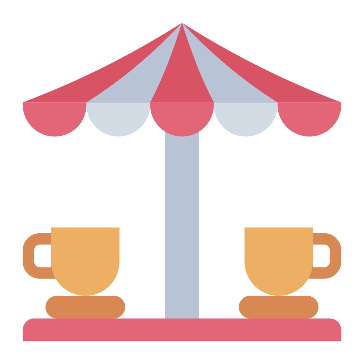 tea cup ride icon