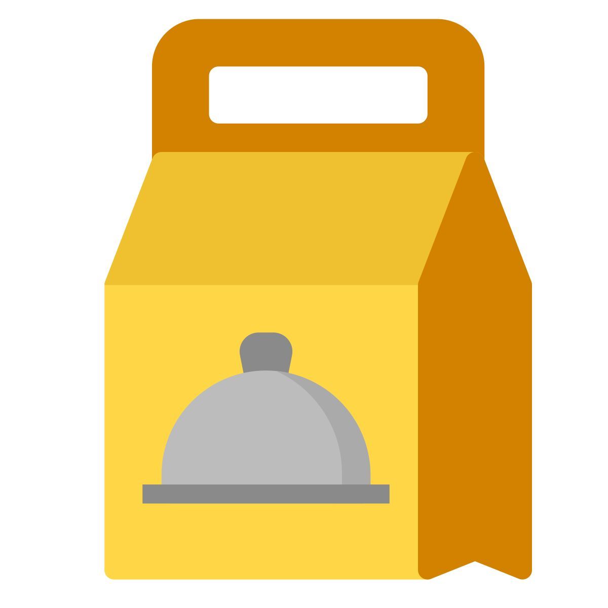 vista frontal del bolso icon