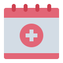 external Calendar-pharmacy-(flat)-flat-andi-nur-abdillah icon