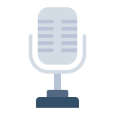external Microphone-retro-gadget-(flat)-flat-andi-nur-abdillah icon