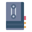 external Voice-Recorder-retro-gadget-(flat)-flat-andi-nur-abdillah icon