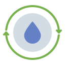 external Water-Cycle-green-energy-(flat)-flat-andi-nur-abdillah icon