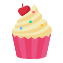 external cupcake-sweet-and-dessert-flat-flat-andi-nur-abdillah-2 icon