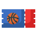 external ticket-basketball-flat-flat-andi-nur-abdillah icon