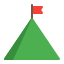 external flag-startup-flat-bartama-graphic icon