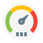 external gauge-startup-flat-bartama-graphic icon