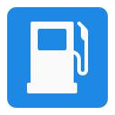 external Gas-Station-traffic-signs-flat-bartama-graphic icon