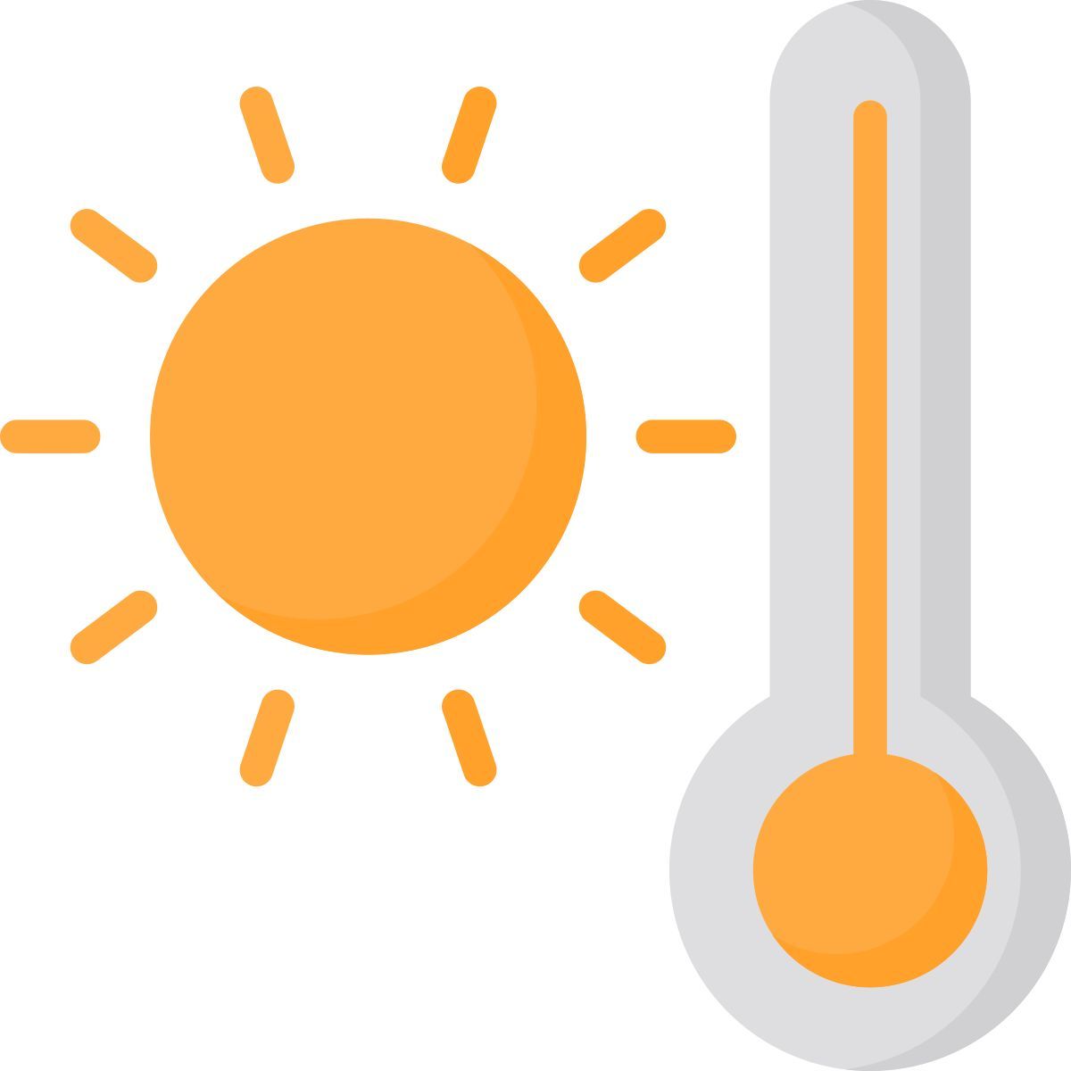 high temperature icon