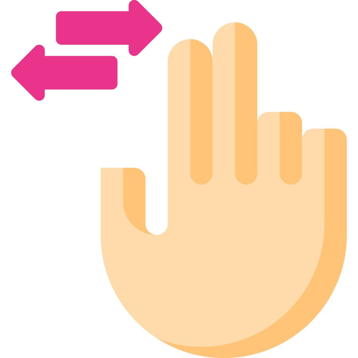 rolagem horizontal icon