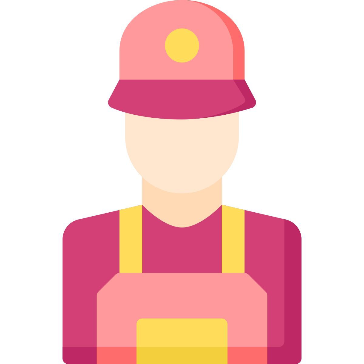 fast food worker icon