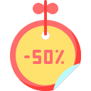 external 50percent-Off-holiday-sale-flat-berkahicon icon