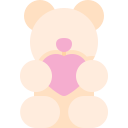 external Bear-Holding-Heart-love-flat-berkahicon icon