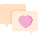 external Chat-love-flat-berkahicon icon