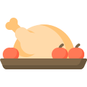 external Chicken-fall-flat-berkahicon icon