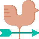 external Cockerel-farmer-flat-berkahicon icon