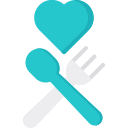external Cutlery-health-app-flat-berkahicon icon