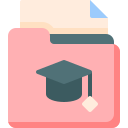 external Graduation-online-learning-flat-berkahicon icon