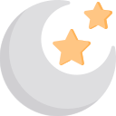 external Moon-astronomy-flat-berkahicon icon