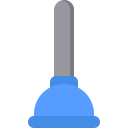 external Plunger-cleaning-equipment-flat-berkahicon icon