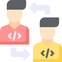 external Programmers-Exchanging-Experience-programmer-avatars-flat-berkahicon icon