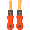 external Screwdriver-carpenter-tools-flat-berkahicon icon