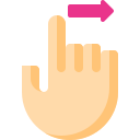 external Slide-hand-gestures-on-ipad-flat-berkahicon icon