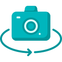 external Switch-Camera-online-meeting-flat-berkahicon icon