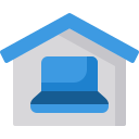 external Work-From-Home-new-normal-flat-berkahicon icon
