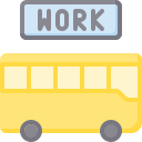external bus-back-to-work-flat-berkahicon icon