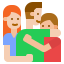external family-family-flat-chattapat- icon