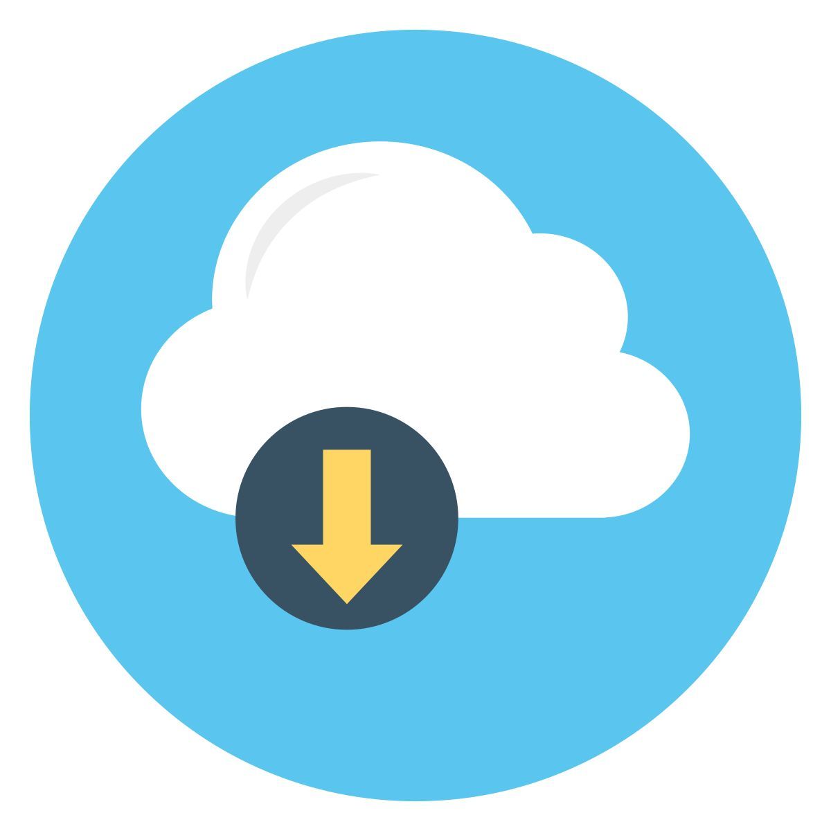cloud download icon