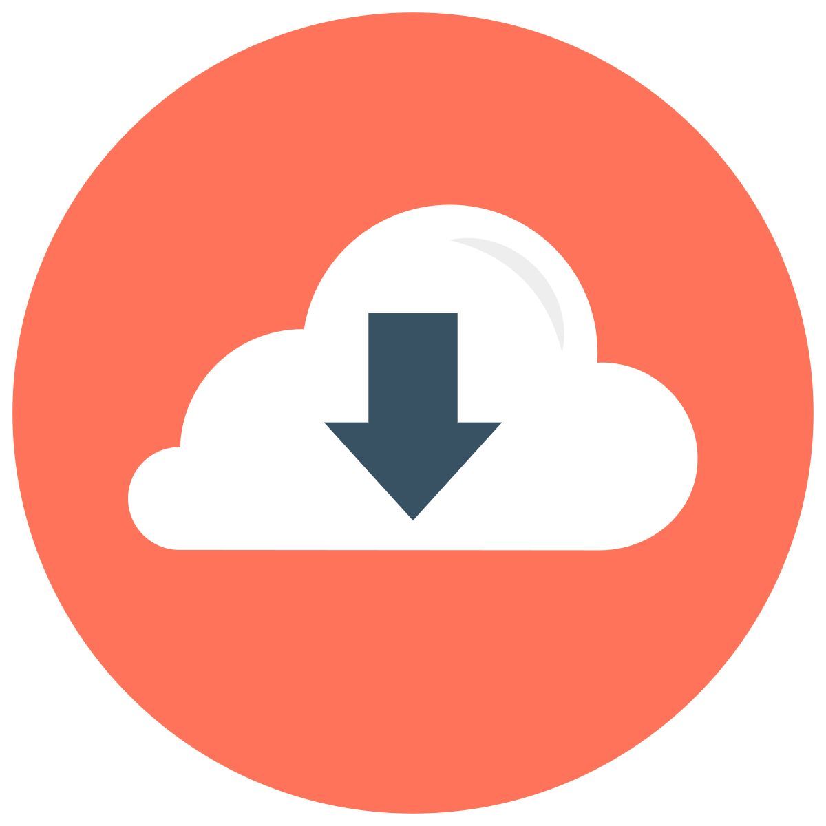 cloud download icon