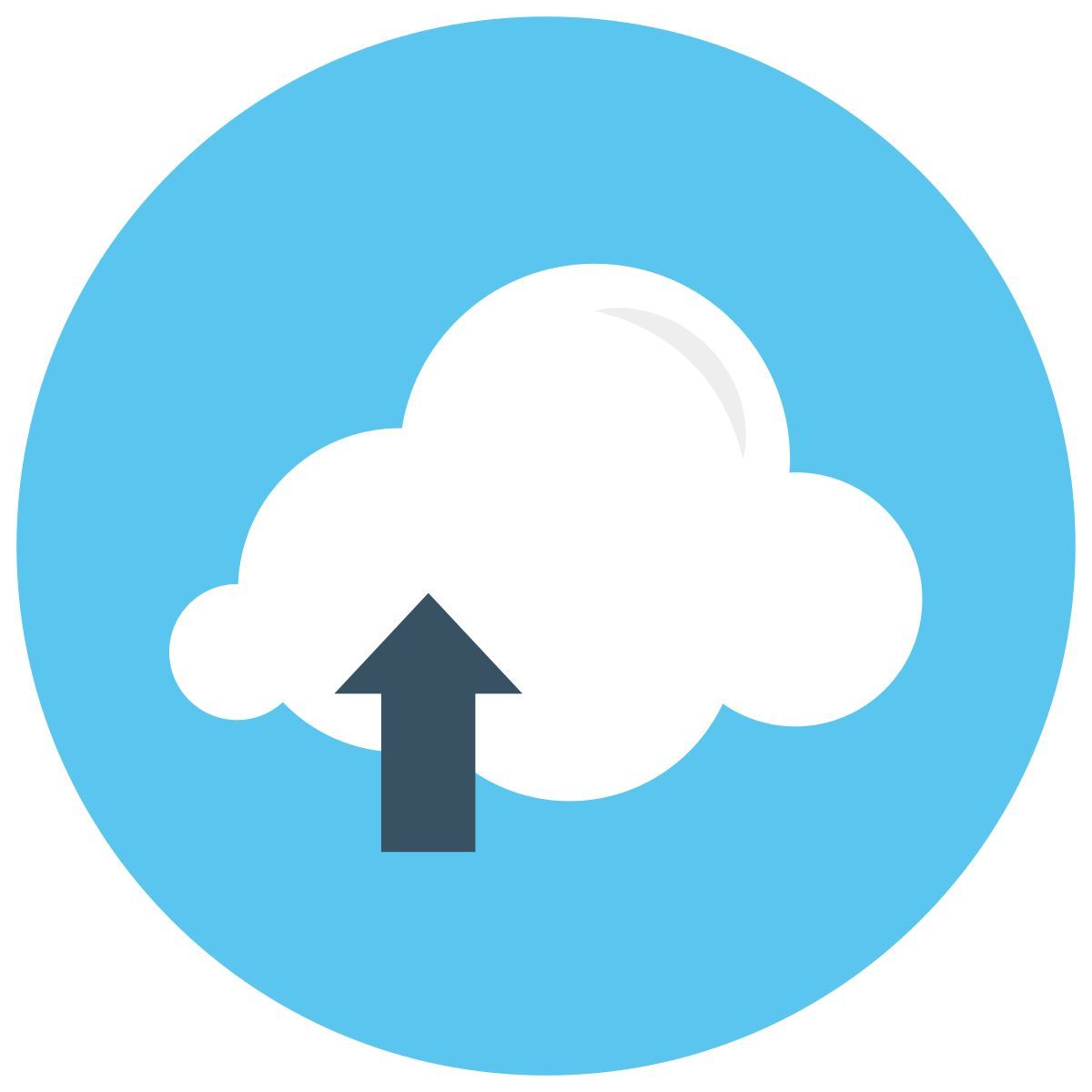 cloud uploading icon