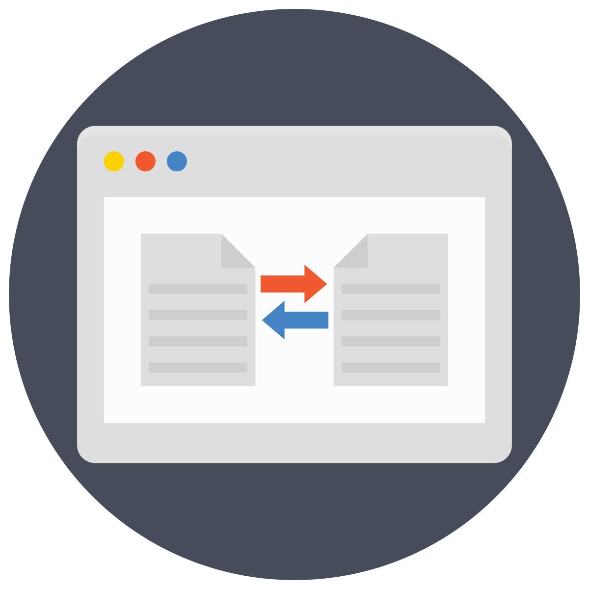 data transfer icon