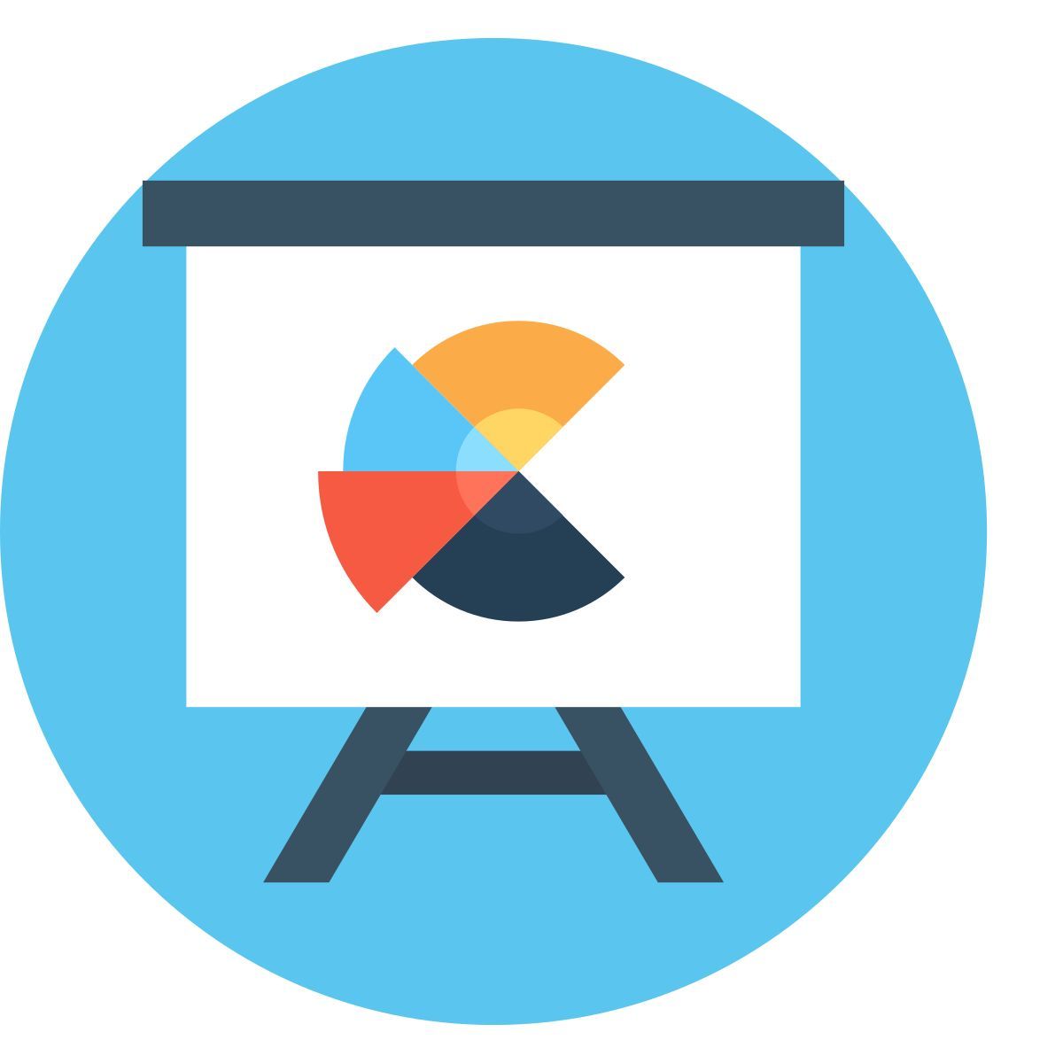 presentazione grafica icon